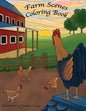Farm Scenes Coloring Book: Country Scenes, Barns, Farm Animals For Adults To Color - Paperback