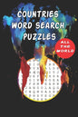 Countries Word Search Puzzles All the World: 6x9' 100 pages Word Search Book Puzzle for Kids Age 8 up and Adults, Educational Notebook in Matt Cover - Paperback
