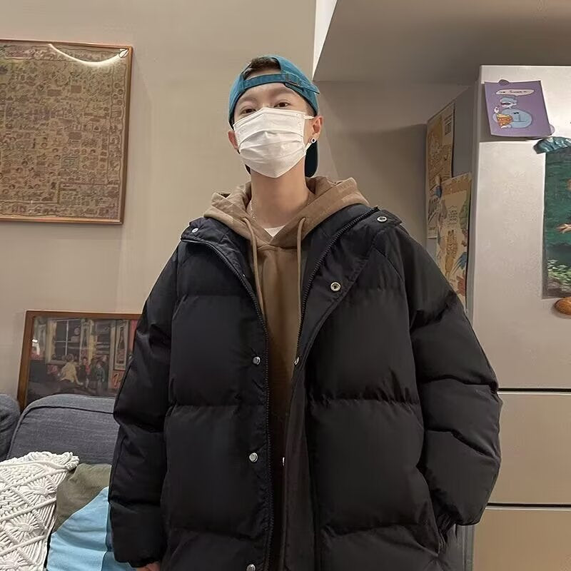Hong Kong Style Mens New Winter Cotton Coat