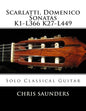 Scarlatti, Domenico K1-K27 for solo Classical Guitar - Paperback
