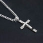 Men's Cross Necklaces in Stainless Steel