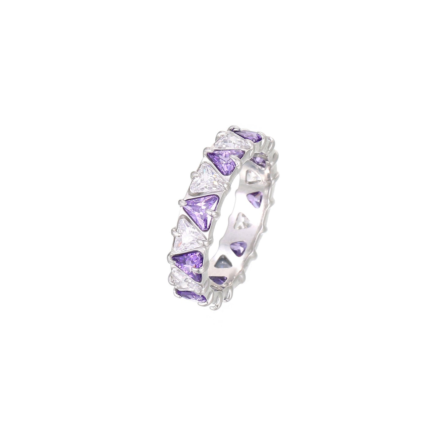 Fashionable Colorful Zircon Ring For Women