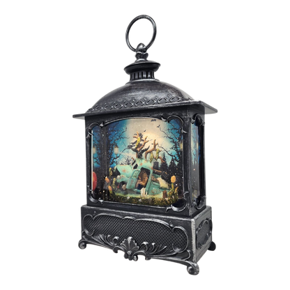 Swamp Truck Lighted Waterglobe Lantern
