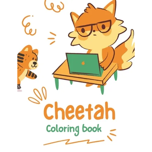 Cheetah Coloring Book - Paperback