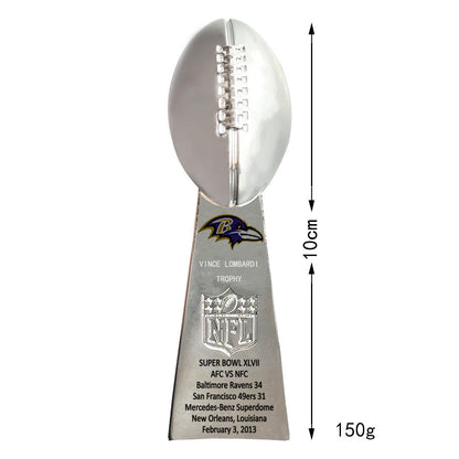 2001 & 2012 Baltimore Ravens  Super Bowl Championship Ring &Trophy Set