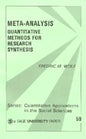 Meta-Analysis: Quantitative Methods for Research Synthesis - Paperback