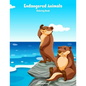 Endangered Animals Coloring Book 1 - Paperback