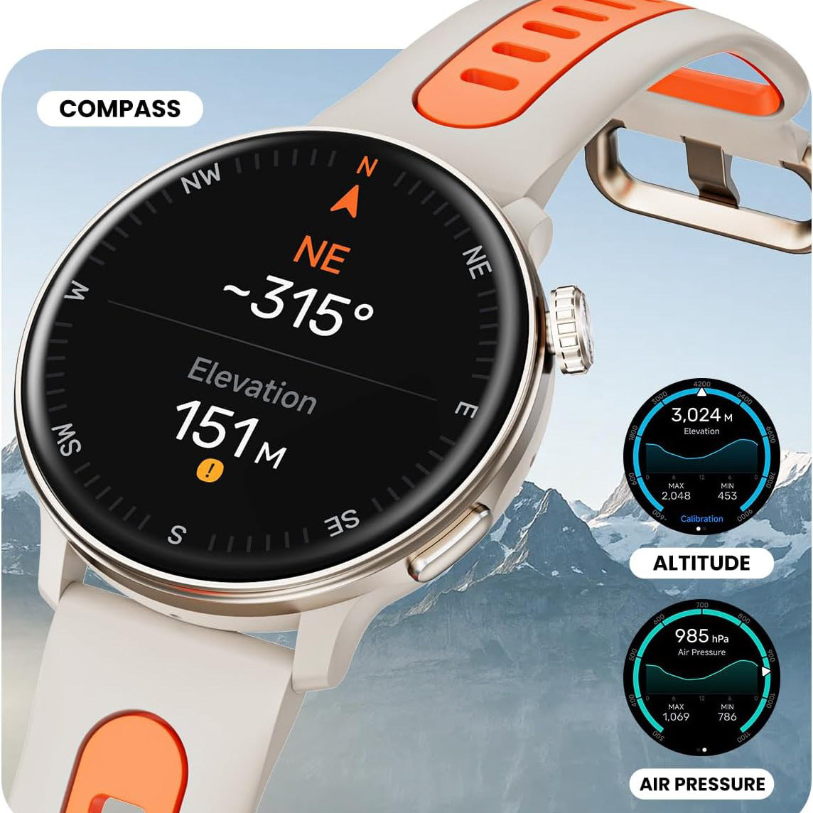 Outdoor Smartwatch GPS Sports Tracking