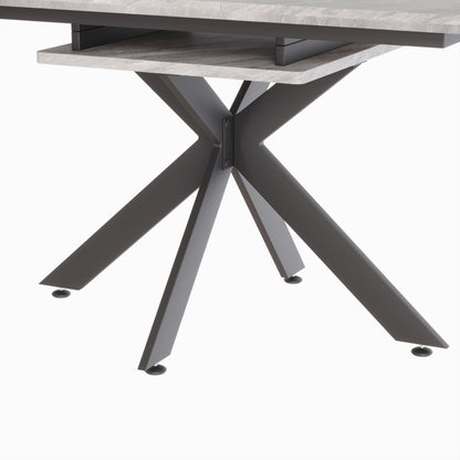 62.4' extendable 78.15' dining Table Set for 6-8 Person for Dining