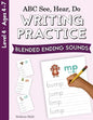 ABC See, Hear, Do Level 4: Writing Practice, Blended Ending Sounds - Paperback