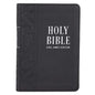 KJV Compact Large Print LL Black - Leather