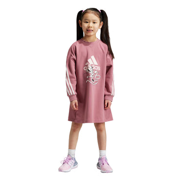 adidas Kids Disney Minnie and Daisy Dress Preloved Crimson/Sandy Pink Met./Sandy Pink