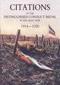 Citations of the Distinguished Conduct Medal 1914-1920: Section 1: Royal Flying Corps & Royal Air Force Foot Guards Yeomanry and Cavalry - Paperback
