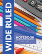 Wide Ruled Notebook - 5 Subject For Students - Paperback