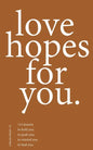love hopes for you. II: 155 lessons to hold you. to push you. to remind you. to heal you. - Paperback
