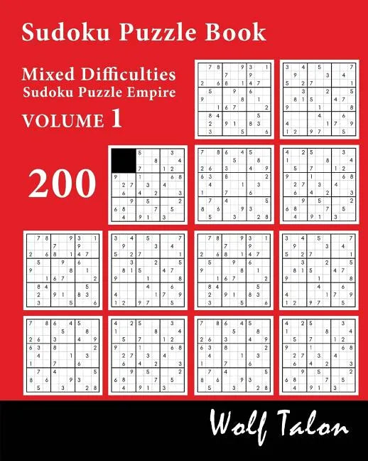 Sudoku Puzzle Book Mixed Difficulties - 200 Puzzles - Paperback