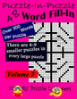 Puzzle-in-Puzzle Word Fill-In Puzzles, Volume 7: 48 Puzzles - Paperback