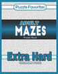 Adult Mazes Puzzle Book - Extra Hard Challenging Puzzles: Activity Book of Amazing Fun Puzzlers - Paperback