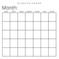 Blank Calendar: White Background, Undated Planner for Organizing, Tasks, Goals, Scheduling, DIY Calendar Book - Paperback