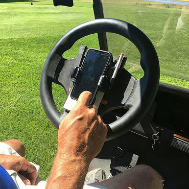 Golf Cart Steering Wheel Phone Holder