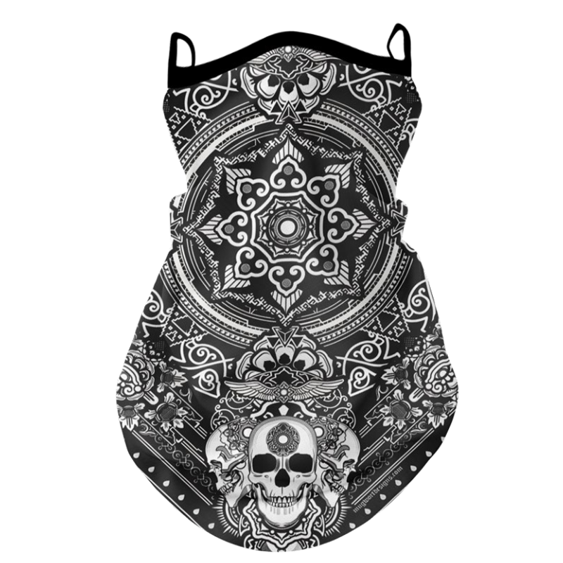 Motorcycle Riding Sun-protection Face Mask Ear-loop Headscarf