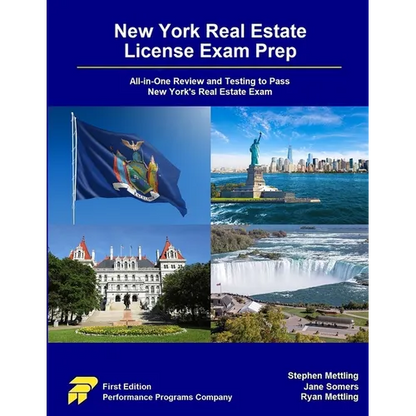 New York Real Estate License Exam Prep: All-in-One Review and Testing to Pass New York's Real Estate Exam - Paperback