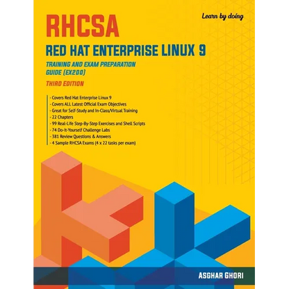 RHCSA Red Hat Enterprise Linux 9: Training and Exam Preparation Guide (EX200), Third Edition - Paperback