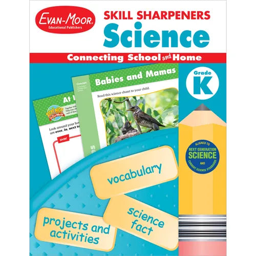 Skill Sharpeners: Science, Kindergarten Workbook - Paperback