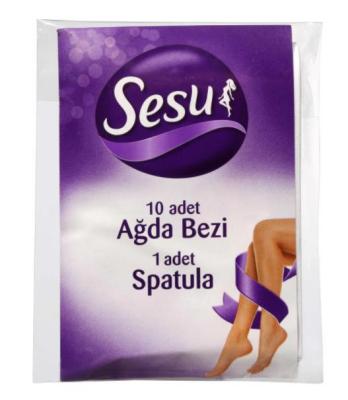 Sesu Wax Strips - 10 Pack + Spatula | Hair Removal