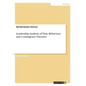 Leadership. Analysis of Trait, Behaviour, and Contingency Theories - Paperback