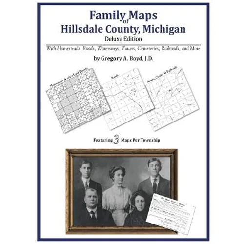 Family Maps of Hillsdale County, Michigan - Paperback