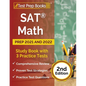 SAT Math Prep 2021 and 2022: Study Book with 3 Practice Tests [2nd Edition] - Paperback
