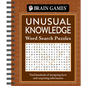 Brain Games - Unusual Knowledge Word Search Puzzles: With Trivia & Facts Science, History & Pop Culture Spiral Bound Activity Book Gift for Adults, Se - Spiral
