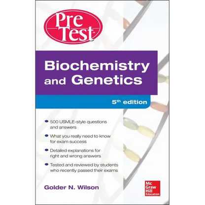Biochemistry and Genetics Pretest Self-Assessment and Review 5/E - Paperback