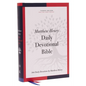 Nkjv, Matthew Henry Daily Devotional Bible, Hardcover, Red Letter, Thumb Indexed, Comfort Print: 366 Daily Devotions by Matthew Henry - Hardcover
