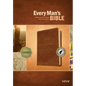 Every Man's Bible NIV, Deluxe Journeyman Edition - Imitation Leather