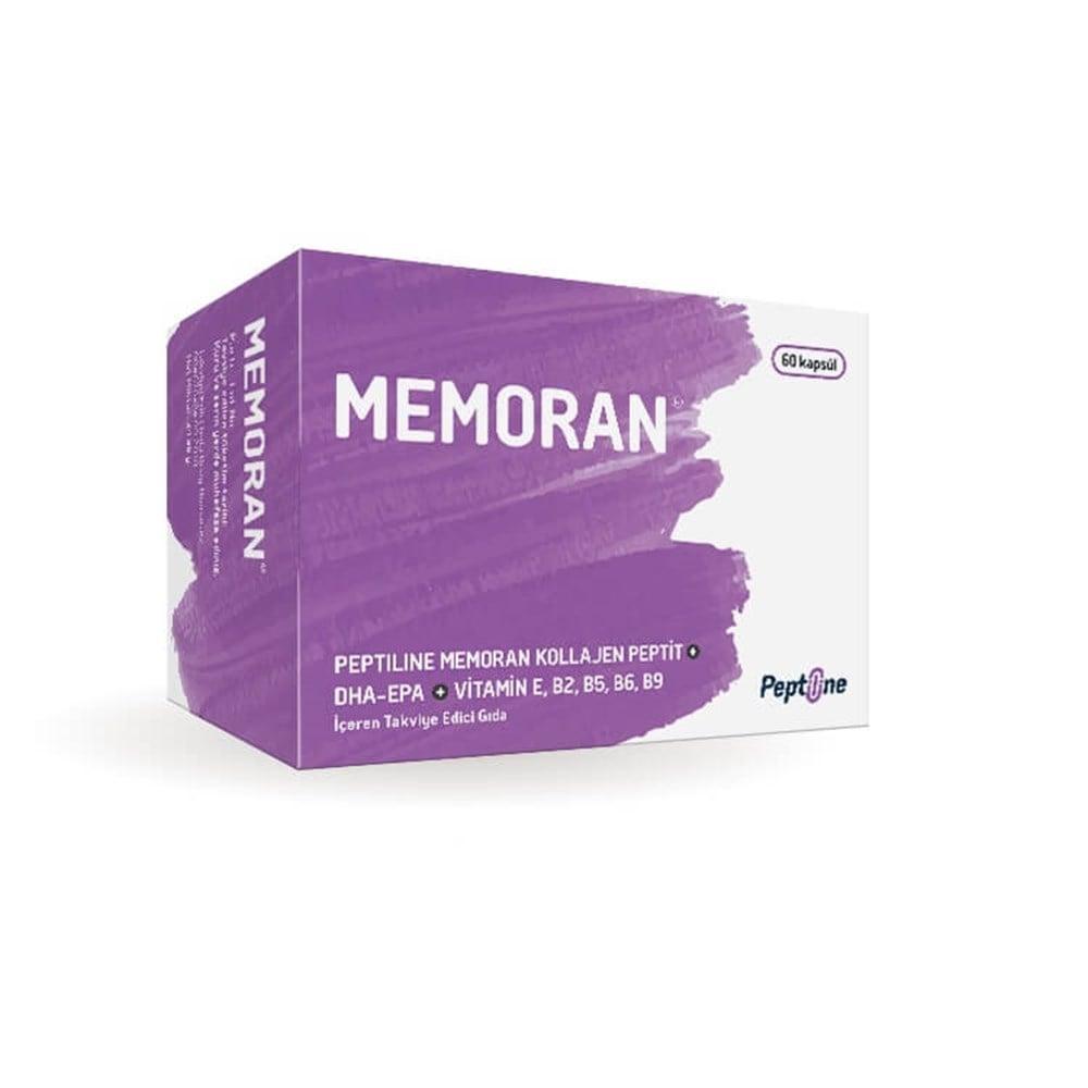 Memoran Collagen Supplement with Omega-3 & B Vitamins - 60 Capsules for Skin, Hair & Heart Health