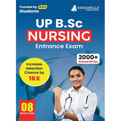 UP B.Sc Nursing Entrance Exam 2023 - 8 Full Length Mock Tests (1600 Solved Questions) with Free Access to Online Tests - Paperback