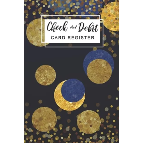 Check And Debit Card Register: Check Registers For Personal, Business Checkbook Large Print 2019 - 2020 - 110 Pages Pocket Size - Paperback