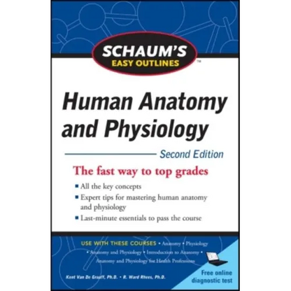 Schaum's Easy Outline of Human Anatomy and Physiology, Second Edition - Paperback