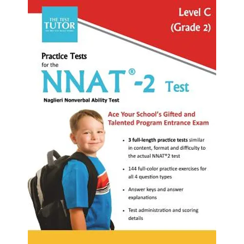 Practice Tests for the NNAT 2 Test - Level C: Grade 2 - Paperback