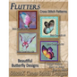 Flutters Cross Stitch Patterns: Beautiful Butterfly Designs - Paperback