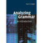 Analyzing Grammar: An Introduction - Paperback