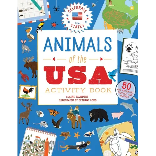 Animals of the USA Activity Book - Paperback