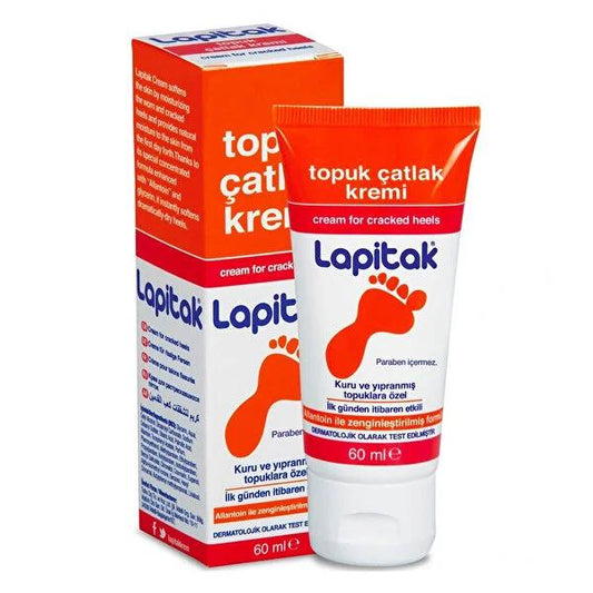Lapitak Heel Crack Cream 60ml - Moisturizing Dry Heel Repair for Cracked Feet