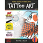 Tattoo Art - Pencil Sketch/Grayscale - Adult Coloring Books For Adults - Paperback