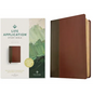 NLT Life Application Study Bible, Third Edition (Red Letter, Leatherlike, Brown/Tan) - Imitation Leather