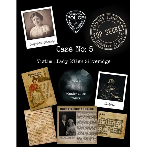 Case 5 - Murder at the Manor: The Blue Coconut- Cold Case Mystery Crime Police File Game - Paperback