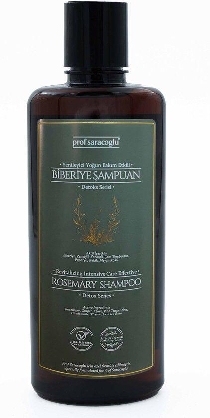 Prof Saracoglu Rosemary Herbal Shampoo 350ml Detox Series