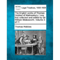 The English works of Thomas Hobbes of Malmesbury / now first collected and edited by Sir William Molesworth. Volume 3 of 11 - Paperback